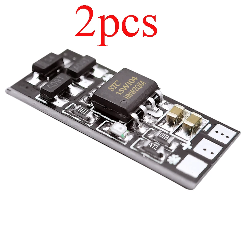 2PCS HC204DX 1S 4A Brushed Electric Speed Controller 2.2V-5.2V Unidirectional DC Coreless Motor UBEC Boost ESC fr RC Fixed Wing
2PCS HC204DX 1S 4A Brushed Electric Speed Controller 2.2V-5.2V Unidirectional DC Coreless Motor UBEC Boost ESC fr RC Fixed Wing