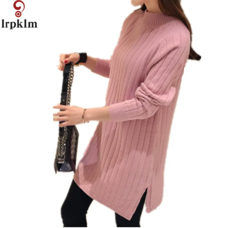 Image New 2016 Winter Fashion Women Sweater High Elastic Solid Turtleneck Sweater Women Slim Loose Bottoming Knitted Pullovers YY148