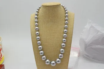 Wholesales charming 12mm black grey shell pearl necklace 18" fashion jewellery, free shipping
Wholesales charming 12mm black grey shell pearl necklace 18" fashion jewellery, free shipping