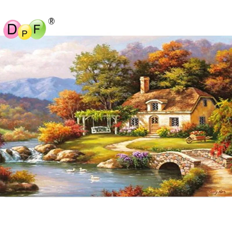 Dpf Rushed Real Diamond Embroidery Scenery Hut Needlework Diy Painting Cross Stitch Square Full Pasted Fashion Home Decorative
Dpf Rushed Real Diamond Embroidery Scenery Hut Needlework Diy Painting Cross Stitch Square Full Pasted Fashion Home Decorative