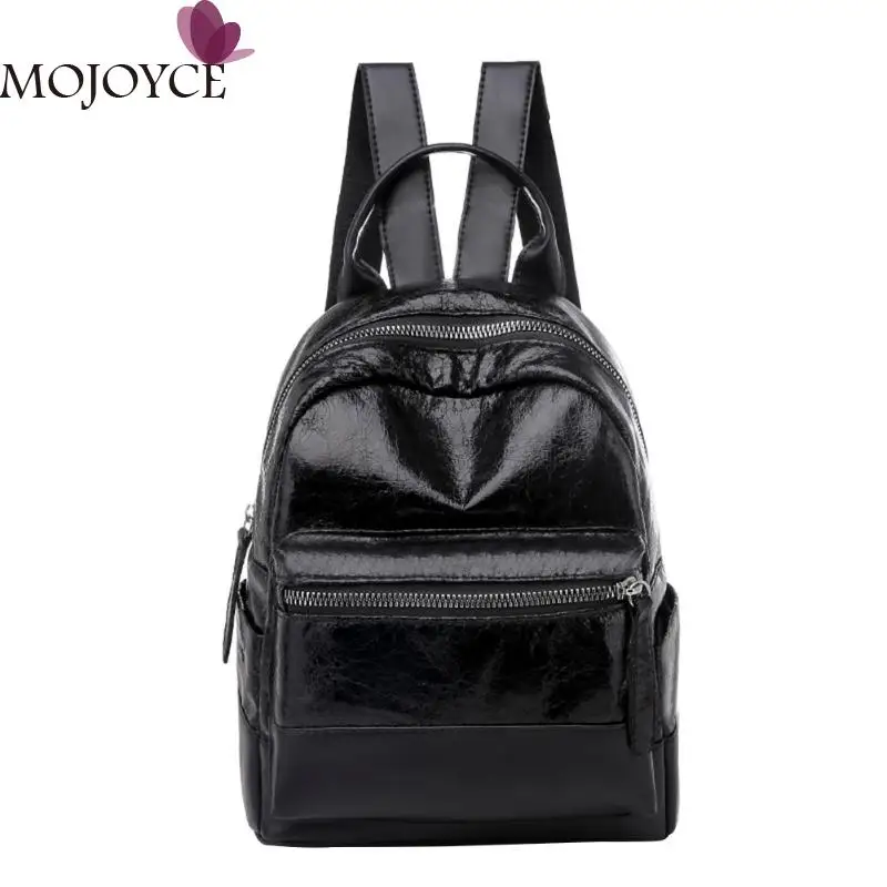 Female Small Solid Color Handbag Women Girls Fashion Backpack Bright Leather Knapsack Girls Casual Zipper Shoulder Bags
Female Small Solid Color Handbag Women Girls Fashion Backpack Bright Leather Knapsack Girls Casual Zipper Shoulder Bags