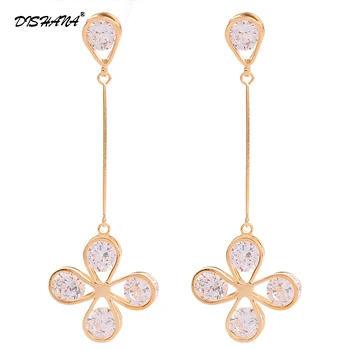 New High quality Zircon Fashion jewelry Flower Earring Women accessories Long earrings for women Drop earrings E0543
New High quality Zircon Fashion jewelry Flower Earring Women accessories Long earrings for women Drop earrings E0543