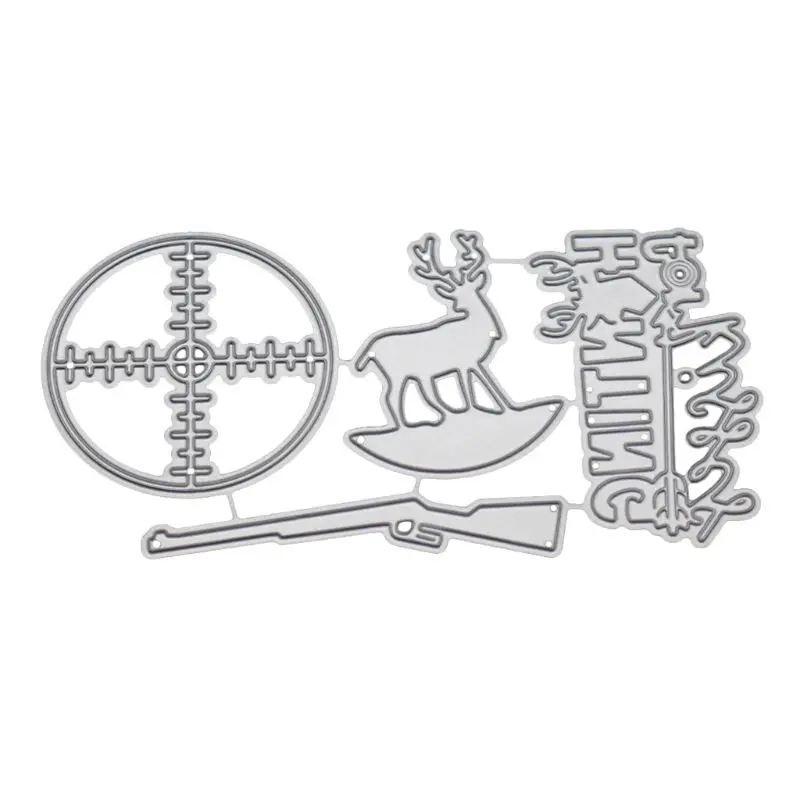 Refusing Hunting Metal Cutting Dies Stencil DIY Scrapbooking Album Stamp Paper Card Embossing Crafts Decor
Refusing Hunting Metal Cutting Dies Stencil DIY Scrapbooking Album Stamp Paper Card Embossing Crafts Decor
