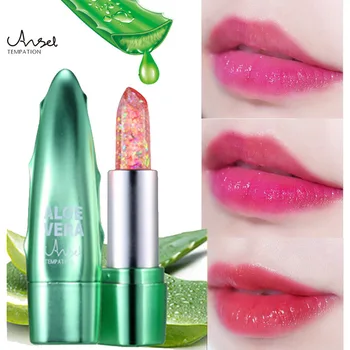 Angel diamond glitter temperature color change lipstick long lasting moisturizing lip balm Aloe Vera Jelly Lipstick HF089
Angel diamond glitter temperature color change lipstick long lasting moisturizing lip balm Aloe Vera Jelly Lipstick HF089