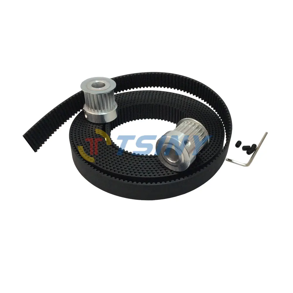 2pcs 18 teeth 3M Pulley Bore 5mm 6mm 6.35mm 8mm &3Meter 3M Polyurethane with Steel Core timing Belt width 15mm for 3D printer
2pcs 18 teeth 3M Pulley Bore 5mm 6mm 6.35mm 8mm &3Meter 3M Polyurethane with Steel Core timing Belt width 15mm for 3D printer