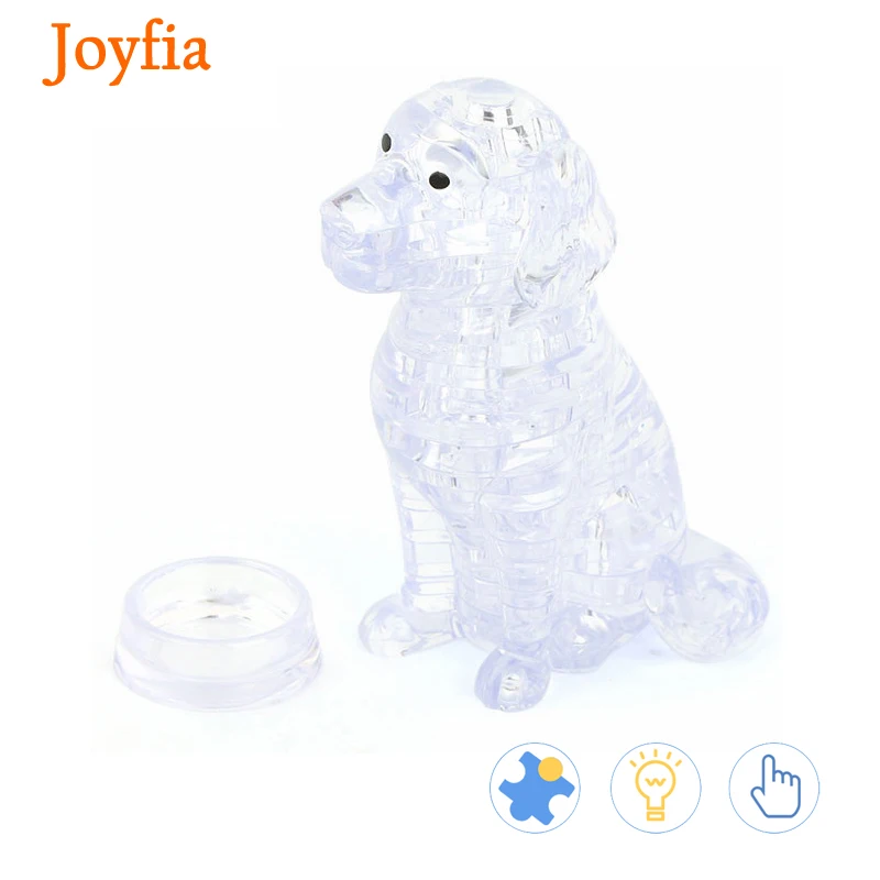 DIY 3D Crystal Building Blocks Puppy Dog Puzzle Baby Toys Kids Intellectual Assembled Puzzles Educational Toys For Children
DIY 3D Crystal Building Blocks Puppy Dog Puzzle Baby Toys Kids Intellectual Assembled Puzzles Educational Toys For Children