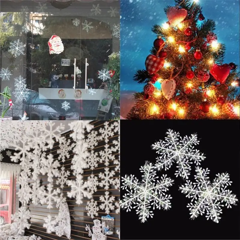Hoomall Snowflakes White Snowflake Christmas Holiday Party Home Decor Festival Ornaments
Hoomall Snowflakes White Snowflake Christmas Holiday Party Home Decor Festival Ornaments