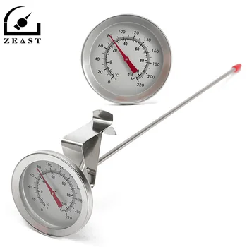 Brew Kettle Thermometer Side Clip 304 Stainless Steel Homebrew Beer Probe Thermometer 0-220 F -10-100 C Dial Face
Brew Kettle Thermometer Side Clip 304 Stainless Steel Homebrew Beer Probe Thermometer 0-220 F -10-100 C Dial Face