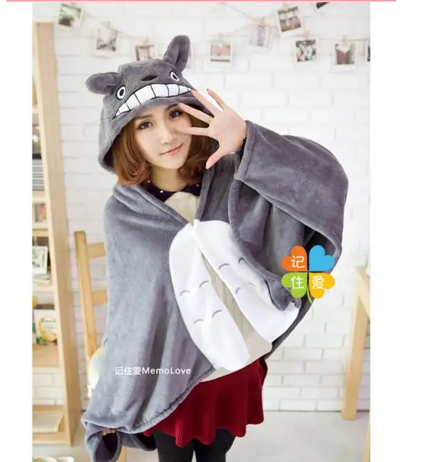 2017 New Cosplay Totoro Lovely Plush Soft Cloak Totoro Cape Cat Cartoon Cloak Coral Fleece Air Blankets Birthday Valentine Gift
2017 New Cosplay Totoro Lovely Plush Soft Cloak Totoro Cape Cat Cartoon Cloak Coral Fleece Air Blankets Birthday Valentine Gift