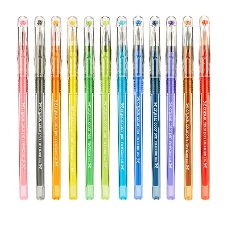 AIHAO Students Like Small and Pure and Fresh Colour Diamond Head Stationery Pen Ball-point Pen 0.35 12 color
AIHAO Students Like Small and Pure and Fresh Colour Diamond Head Stationery Pen Ball-point Pen 0.35 12 color