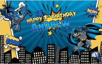 custom Batman Super Hero Birthday City Skyline Cartoon backdrop High quality Computer print party background
custom Batman Super Hero Birthday City Skyline Cartoon backdrop High quality Computer print party background
