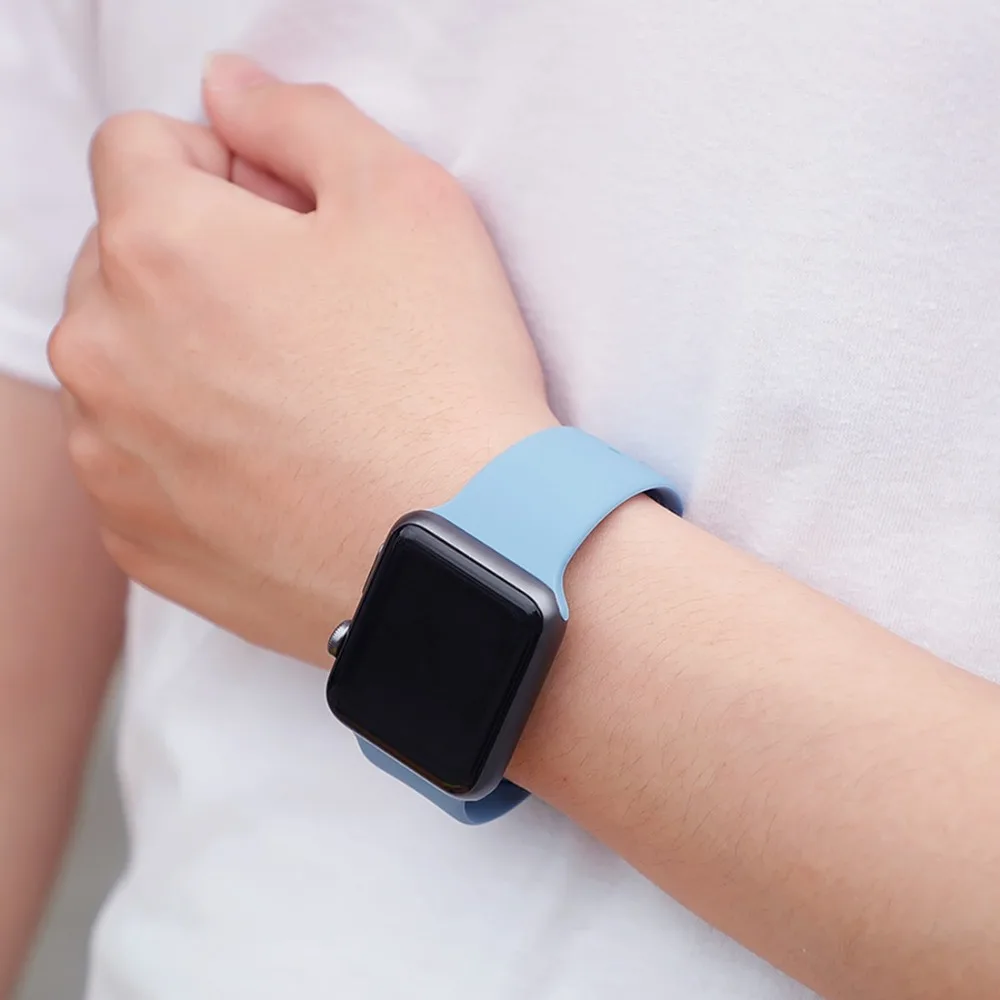 CRESTED Sport strap For Apple watch band 4 3 iwatch band 42mm/38mm 44mm/40mm correa pulseira Silicone Bracelet watch Accessories
CRESTED Sport strap For Apple watch band 4 3 iwatch band 42mm/38mm 44mm/40mm correa pulseira Silicone Bracelet watch Accessories