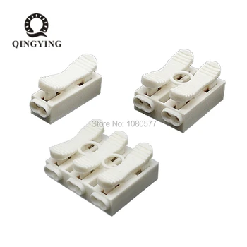 50pcs Push Quick Cable Connector Wiring Terminals 1pin 2pin 3pin no need soldering Spring Terminal For Wire Easy Connecting
50pcs Push Quick Cable Connector Wiring Terminals 1pin 2pin 3pin no need soldering Spring Terminal For Wire Easy Connecting