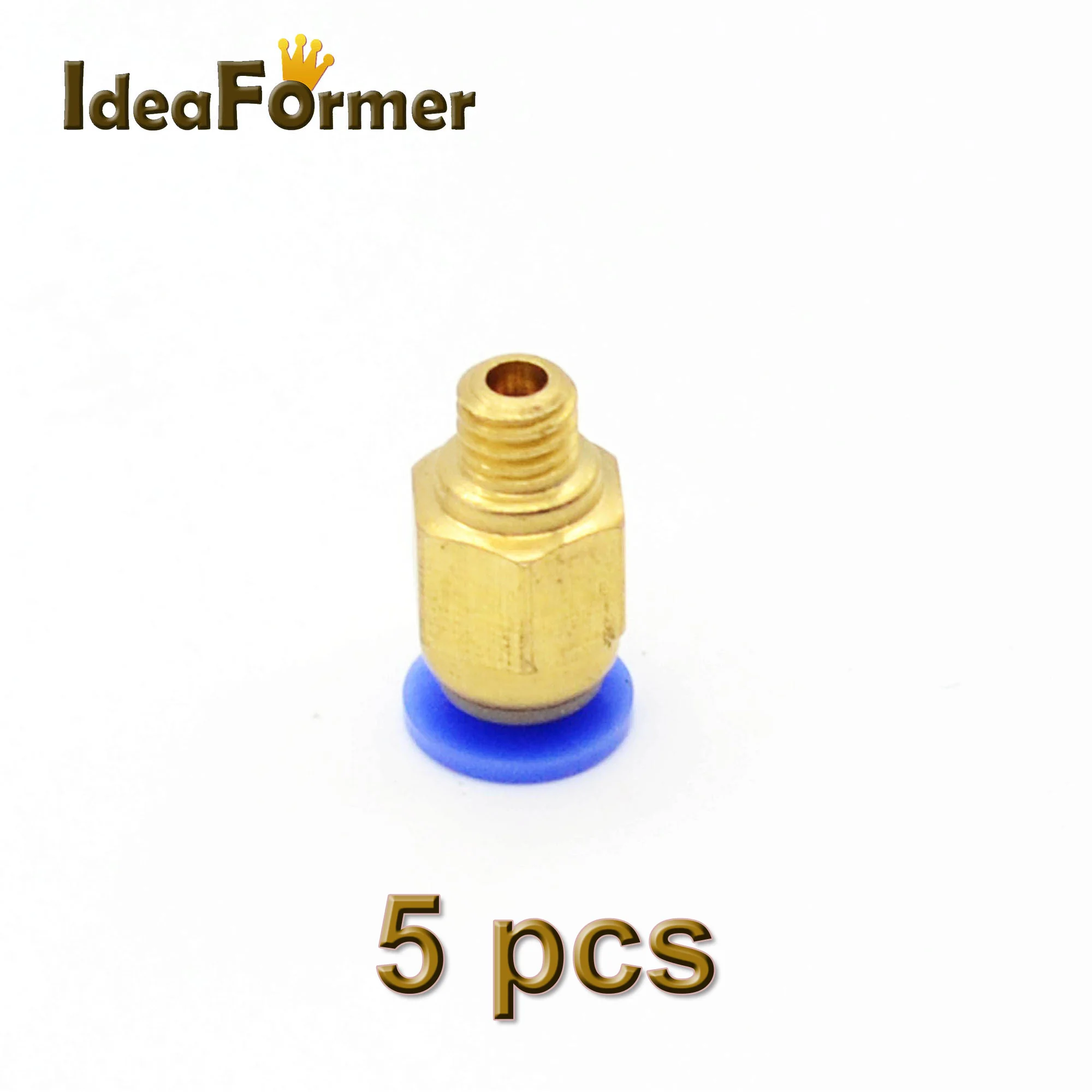 5pcs 3D Printer PC4-M6 Pneumatic Straight Connector Fitting for OD 4mm PTFE Tube with M6 Screw Thread MK8 Brass Connector
5pcs 3D Printer PC4-M6 Pneumatic Straight Connector Fitting for OD 4mm PTFE Tube with M6 Screw Thread MK8 Brass Connector