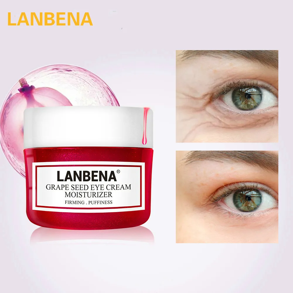 LANBENA grape seed anti wrinkle eye cream anti puffiness eye bags removal firming moisturizing creme Whitening nourish skin care
LANBENA grape seed anti wrinkle eye cream anti puffiness eye bags removal firming moisturizing creme Whitening nourish skin care
