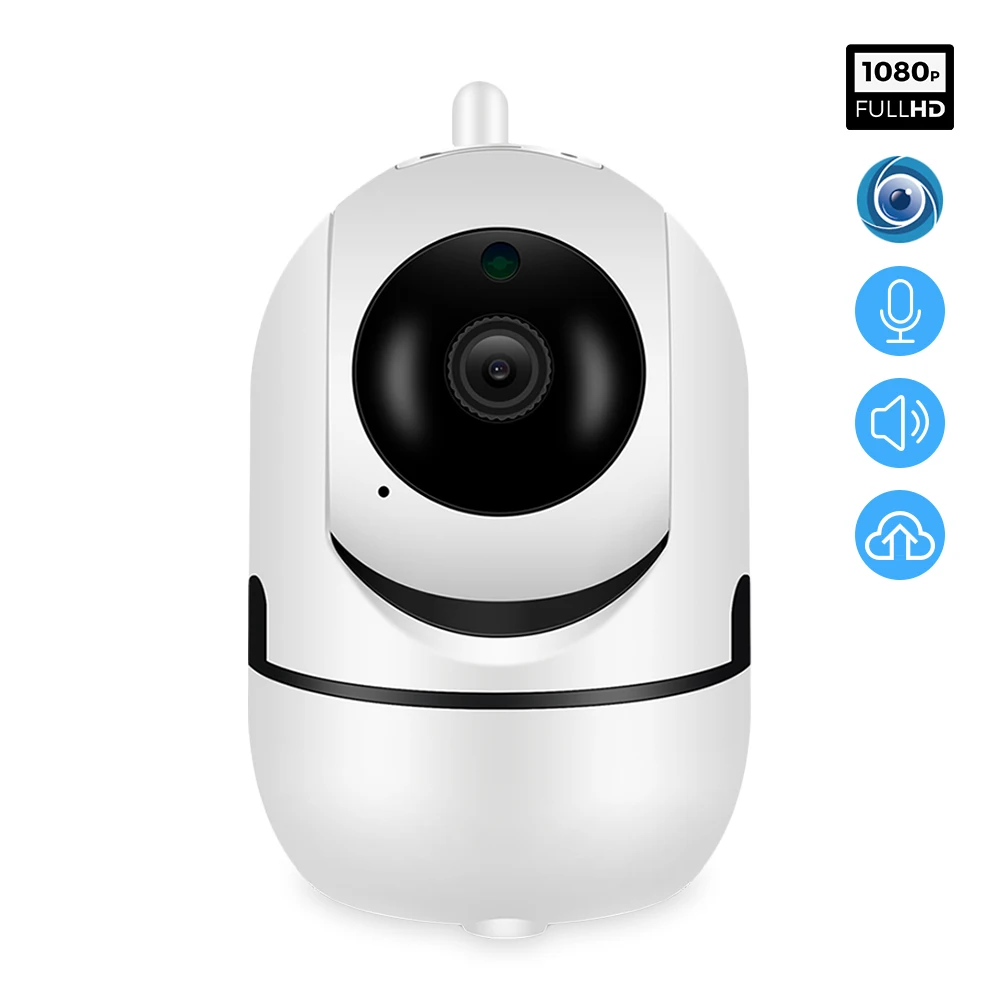 Hamrolte 1080P Wifi Camera Baby Monior Auto Tracking Motion Detection Two-Way Audio Could Storage Home Security Camera
Hamrolte 1080P Wifi Camera Baby Monior Auto Tracking Motion Detection Two-Way Audio Could Storage Home Security Camera
