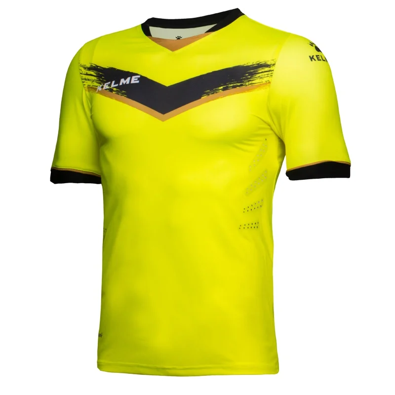Kelme K16Z2001 Men 16-17 Customized Light Board Short Sleeve Training Competition Jersey Football T-shirt Yellow Black
Kelme K16Z2001 Men 16-17 Customized Light Board Short Sleeve Training Competition Jersey Football T-shirt Yellow Black