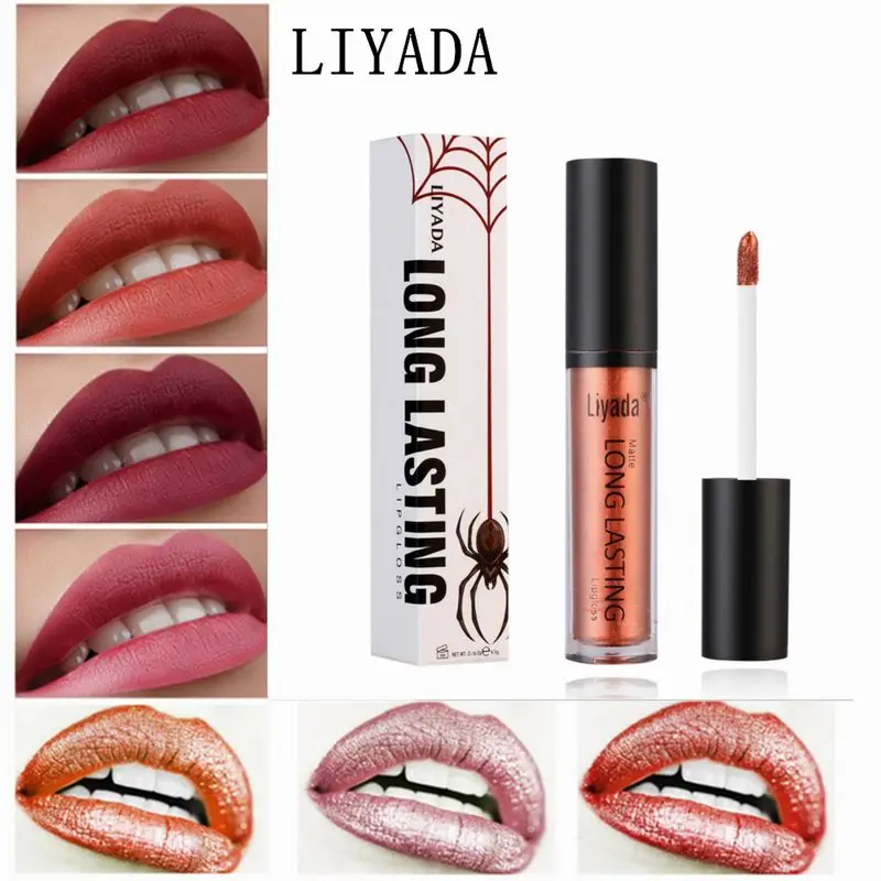 LIYADA High Quality Matte Non-stick Lip Gloss Waterproof Metallic Color Liquid Lipstick Lasting Pearl Lipstick Make-up
LIYADA High Quality Matte Non-stick Lip Gloss Waterproof Metallic Color Liquid Lipstick Lasting Pearl Lipstick Make-up
