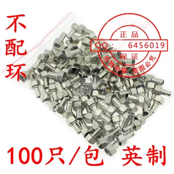 Inch into F head set-top box F 75-5 F head satellite F head / 9/16 mm not ring, zinc alloy material Each pack 100
Inch into F head set-top box F 75-5 F head satellite F head / 9/16 mm not ring, zinc alloy material Each pack 100