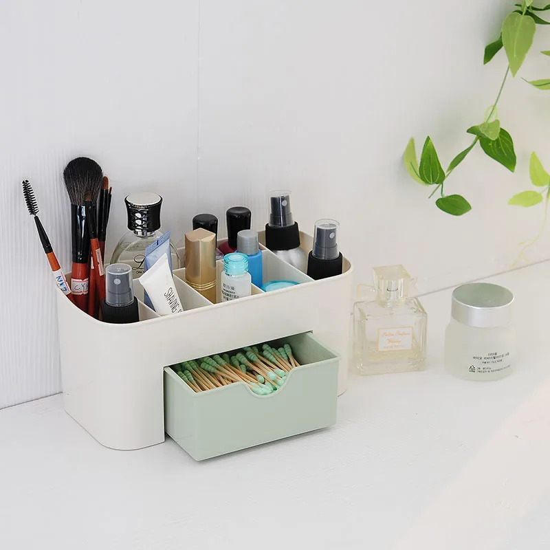 1Pc Plastic Storage Box Makeup Organizer Case Drawers Cosmetic Display Storage Organizer Office Sundries Make Up Container Boxes
1Pc Plastic Storage Box Makeup Organizer Case Drawers Cosmetic Display Storage Organizer Office Sundries Make Up Container Boxes