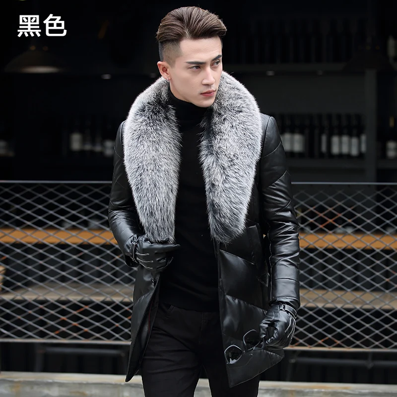 QT1615 dermal down jacket YR003-P1080 for men with long fox collar, lapel and thicker jacket
QT1615 dermal down jacket YR003-P1080 for men with long fox collar, lapel and thicker jacket