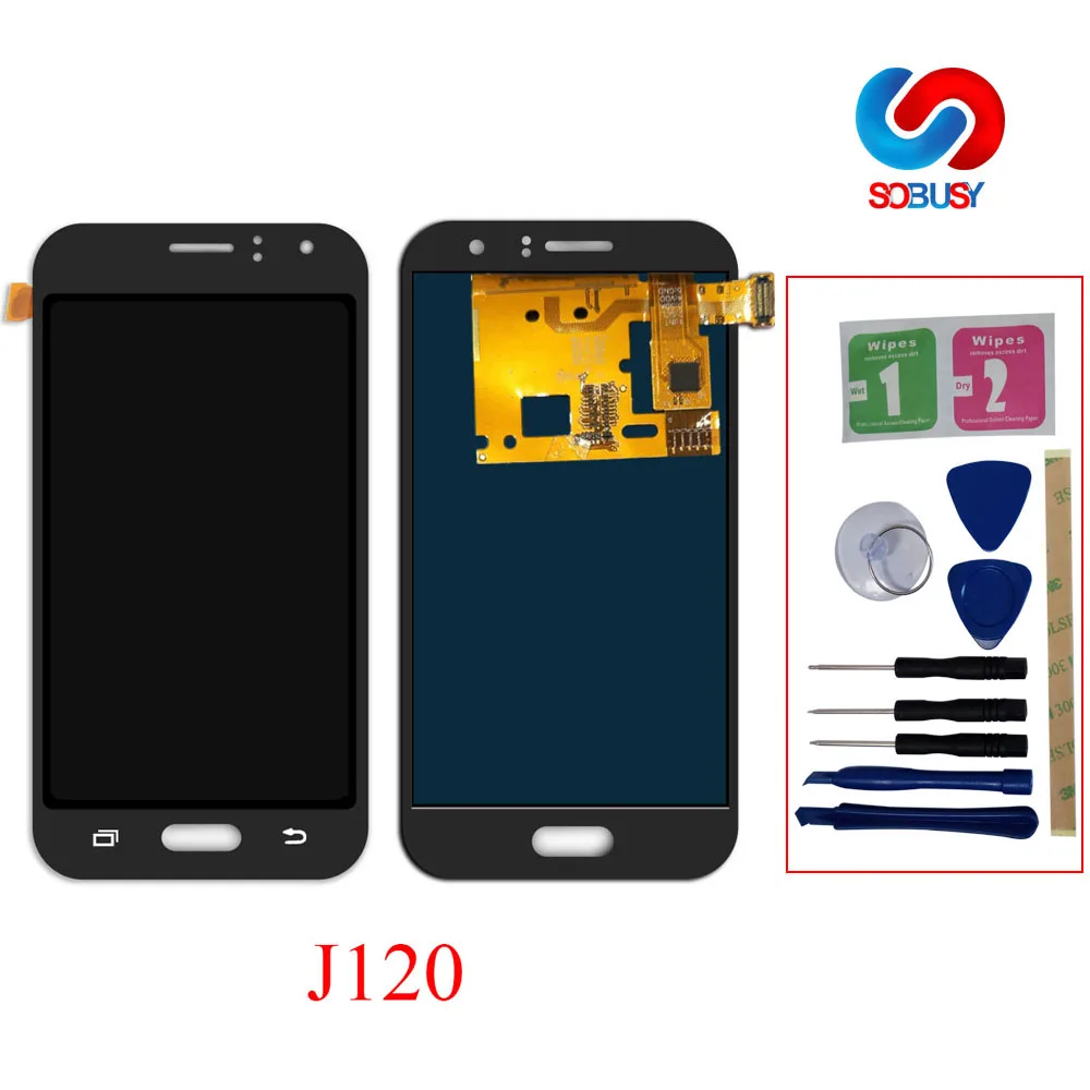 Дигитайзер сенсорного экрана для Samsung Galaxy J1 2016 J120 J120A J120F J120H J120M J120FN ЖК дисплей