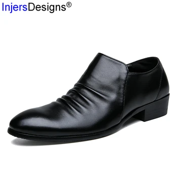 Hot Sale Business Shoes Men Dress Shoes Fashion Slip-On+Zip Soft Moccasins Formal Leather Shoes Big Size 38-47 Zapatos De Hombre 
Hot Sale Business Shoes Men Dress Shoes Fashion Slip-On+Zip Soft Moccasins Formal Leather Shoes Big Size 38-47 Zapatos De Hombre
