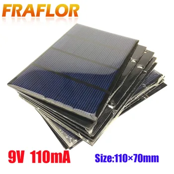 Hot Sale 9V 1W Polycrystalline Silicon Poly Epoxy Solar Panel Small Solar Cell PV Module For DIY Solar Display Light 110x70mm
Hot Sale 9V 1W Polycrystalline Silicon Poly Epoxy Solar Panel Small Solar Cell PV Module For DIY Solar Display Light 110x70mm