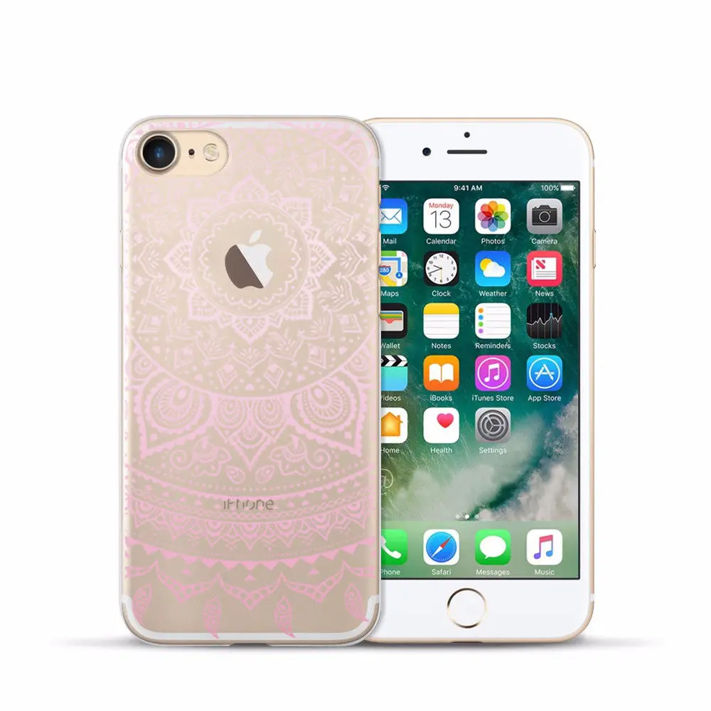 Arvin Case FOR Iphone 6s Soft Clear Protective TPU Back Cover FOR 5 5S 6 sPlus X XS Max XR Painting Silicon Cover FOR Iphone 7 (10)