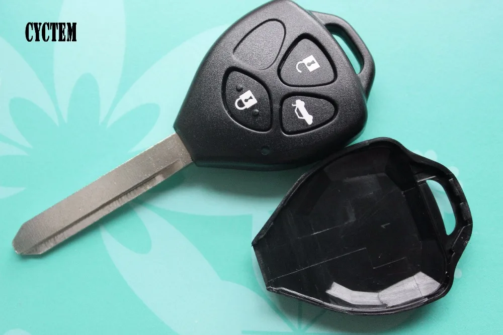 CYCTEM Car Key Shell 3 Buttons Remote Key Case Blank Cover Fit For Toyota With Toy47 Blade
CYCTEM Car Key Shell 3 Buttons Remote Key Case Blank Cover Fit For Toyota With Toy47 Blade
