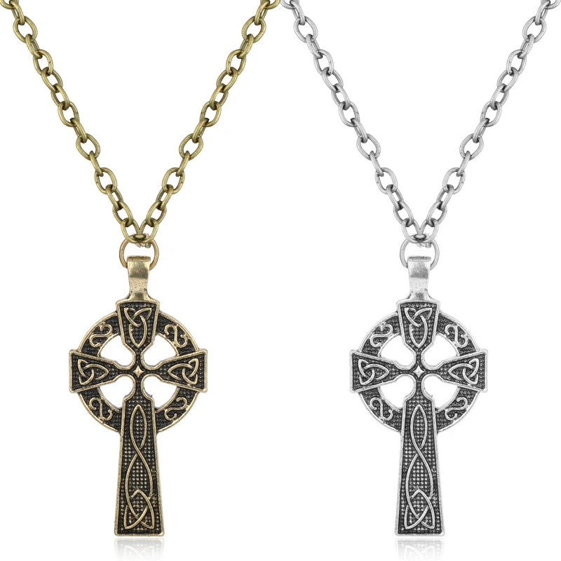 MQCHUN Christian Jewelry Triquetra Viking Triple Horn Of Odin Celtics Cross Male Necklace Pendant Christian Irish Necklace Gift
MQCHUN Christian Jewelry Triquetra Viking Triple Horn Of Odin Celtics Cross Male Necklace Pendant Christian Irish Necklace Gift