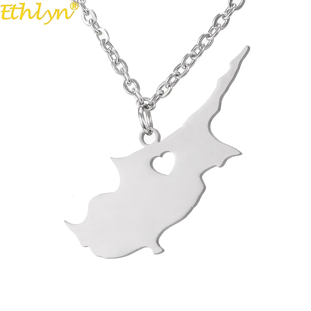 Ethlyn Fashion Hot Sale Unisex Cheap Cyprus Map Stainless Steel Necklace Silver Polishing Pendant Jewelry P159
Ethlyn Fashion Hot Sale Unisex Cheap Cyprus Map Stainless Steel Necklace Silver Polishing Pendant Jewelry P159