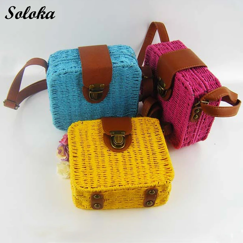 2019 Summer Beach Bag Women Girls Knitted Straw Shoulder Bag Vintage Handbags Straw Woven Travel Bags With Liner Package
2019 Summer Beach Bag Women Girls Knitted Straw Shoulder Bag Vintage Handbags Straw Woven Travel Bags With Liner Package