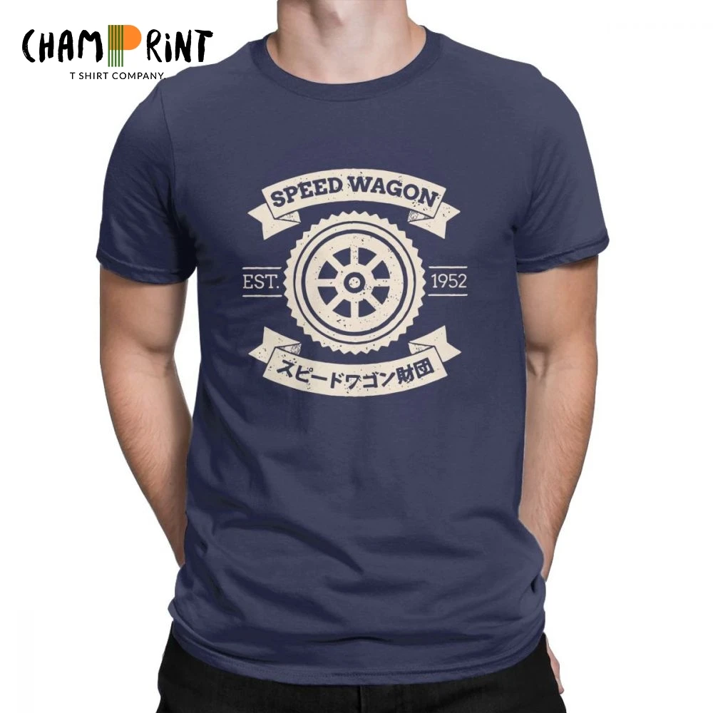 Men's SPW Speed Wagon Foundation T-Shirt Jojos Bizarre Adventure Novelty O Neck Short Sleeve Tops Cotton Tees Plus Size T Shirt 
Men's SPW Speed Wagon Foundation T-Shirt Jojos Bizarre Adventure Novelty O Neck Short Sleeve Tops Cotton Tees Plus Size T Shirt