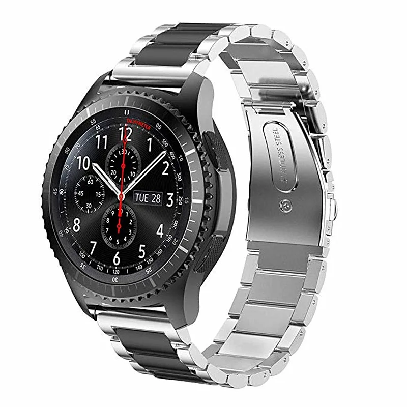 ASHEI 22mm Stainless Steel Strap For Samsung Galaxy Watch 46mm Band Metal Bracelet For Samsung Gear S3 Classic/Frontier Bands
ASHEI 22mm Stainless Steel Strap For Samsung Galaxy Watch 46mm Band Metal Bracelet For Samsung Gear S3 Classic/Frontier Bands