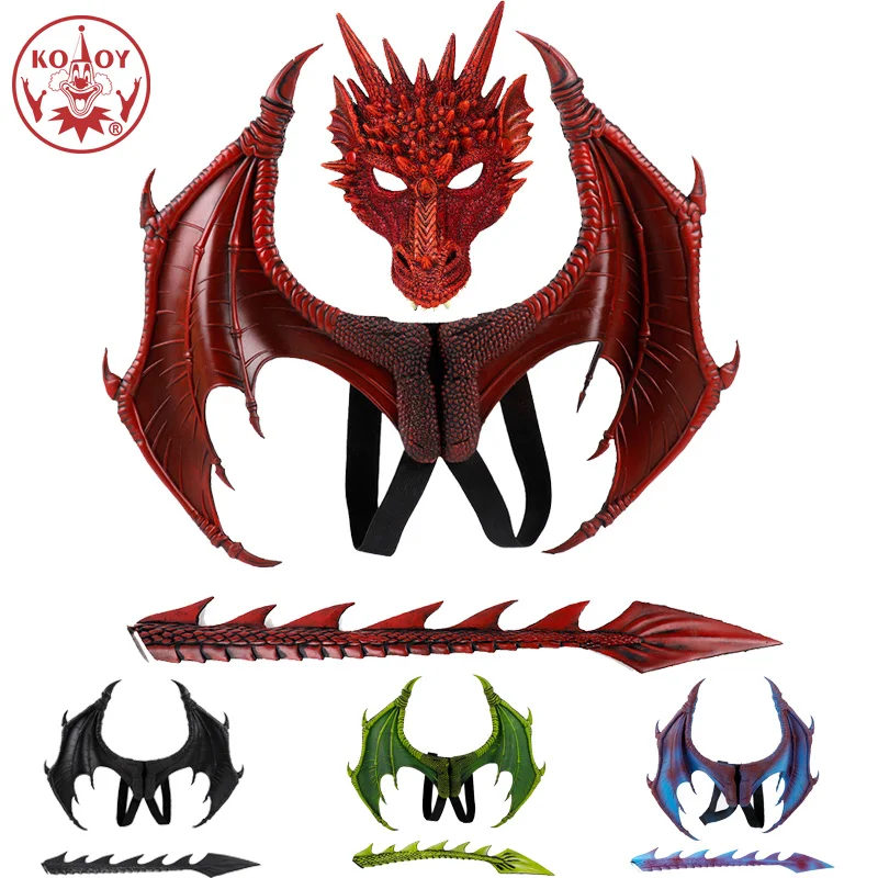 Dinosaurio costume Disfraz Purim Halloween Gift Carnival Party Kids Cosplay Prop Dragon Wing mask Tail Children Dragon Costume
Dinosaurio costume Disfraz Purim Halloween Gift Carnival Party Kids Cosplay Prop Dragon Wing mask Tail Children Dragon Costume
