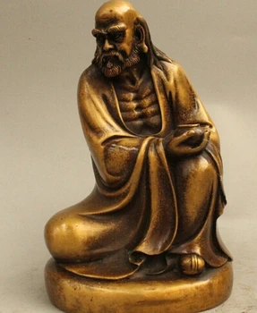 Fast shipping 9" China Chinese Purple Bronze Arhat Seat Damo Bodhidharma Dharma Buddha Statue
Fast shipping 9" China Chinese Purple Bronze Arhat Seat Damo Bodhidharma Dharma Buddha Statue