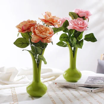 Artificial Flower and Vase for Home Decoration Wedding Flower decoration Desktop Vase Silk Flower Creative vase ornaments
Artificial Flower and Vase for Home Decoration Wedding Flower decoration Desktop Vase Silk Flower Creative vase ornaments