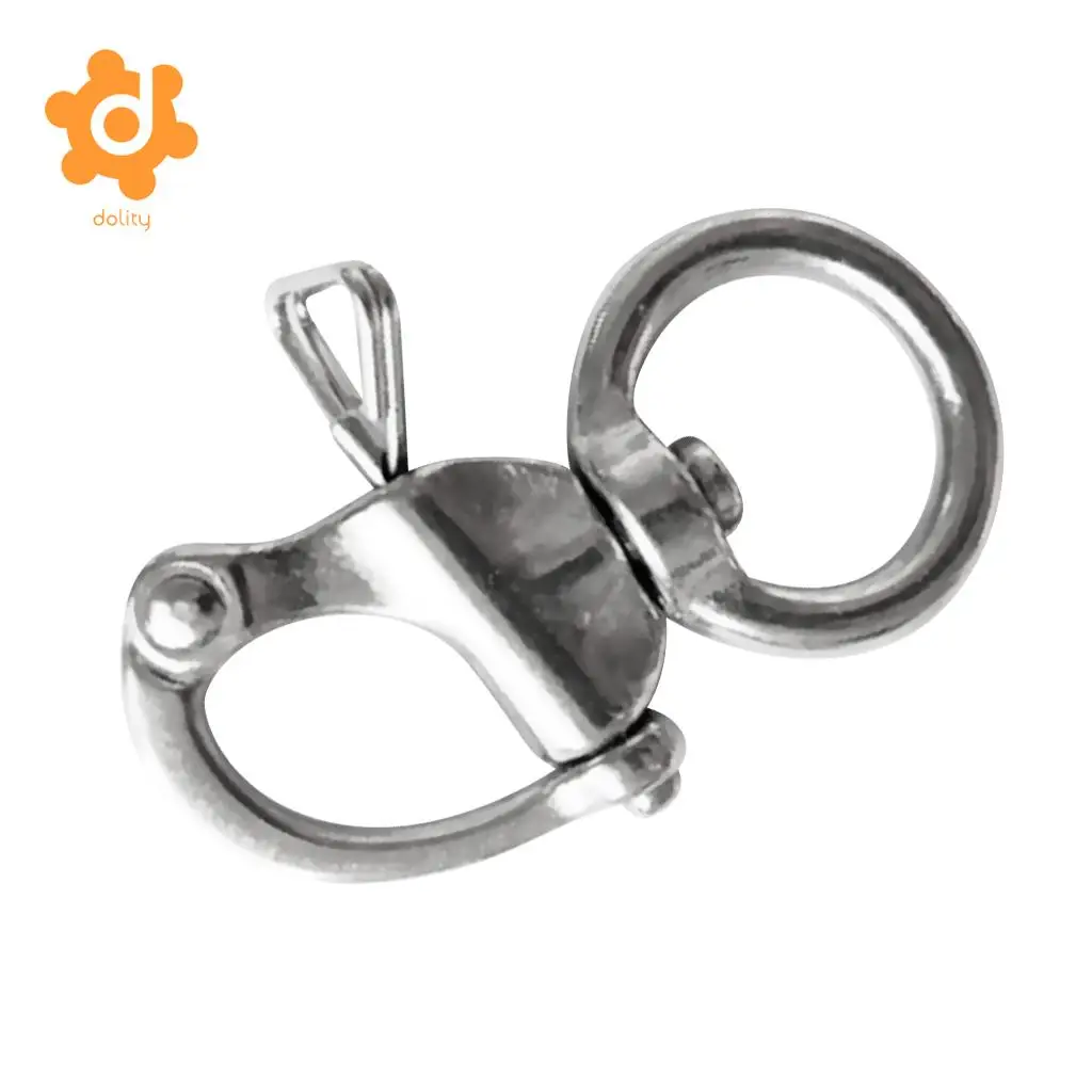 Durable Stainless Steel Snap Shackle Quick Release Swivel Bail Rigging Heavy Duty Swivel Bail Snap Shackle Avoid Sharp Edge