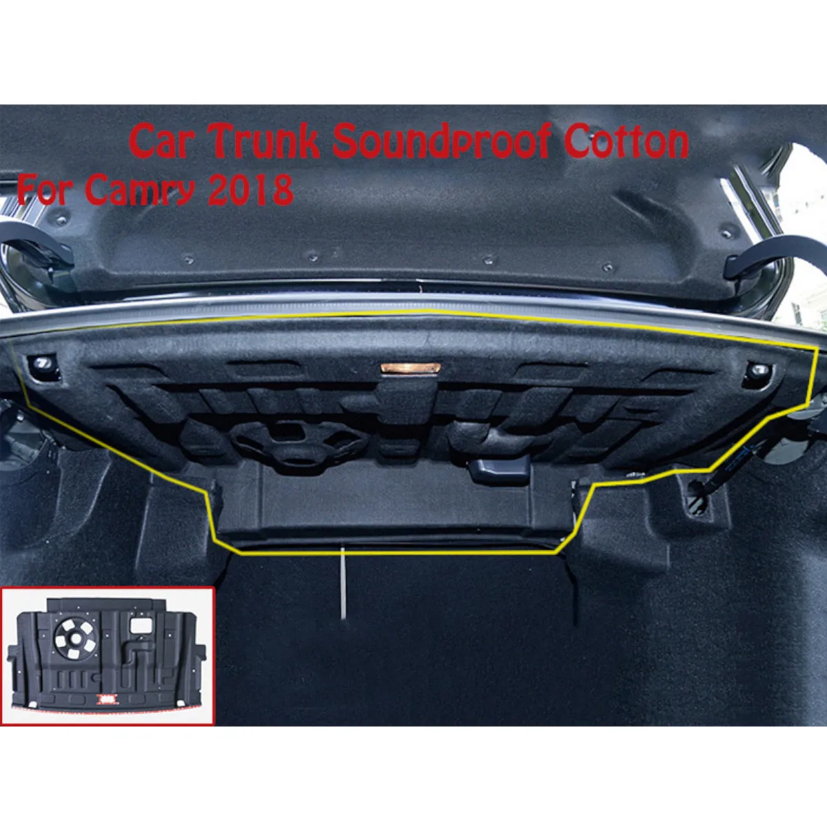 for Toyota Camry 2018 Car Rear Trunk Soundproof Cotton Mat Sound Proof Deadening Protective Mat Car Accessories
for Toyota Camry 2018 Car Rear Trunk Soundproof Cotton Mat Sound Proof Deadening Protective Mat Car Accessories