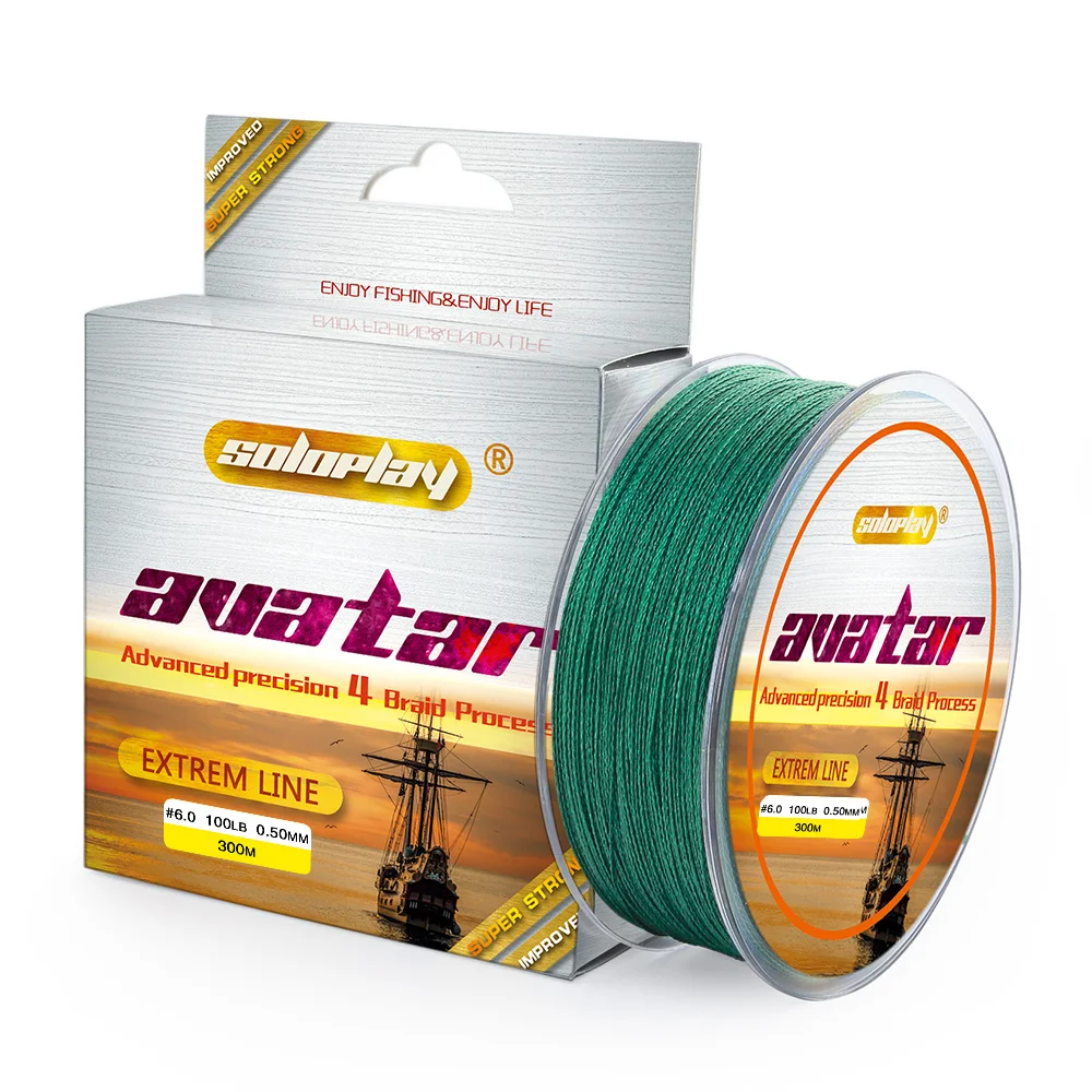 SOLOPLAY 300m Multifilament 4 Strands PE Braided Fishing Line Carp 1 Meter 10M 1 Color Multi Color Sea Softwater Fishing Line
SOLOPLAY 300m Multifilament 4 Strands PE Braided Fishing Line Carp 1 Meter 10M 1 Color Multi Color Sea Softwater Fishing Line