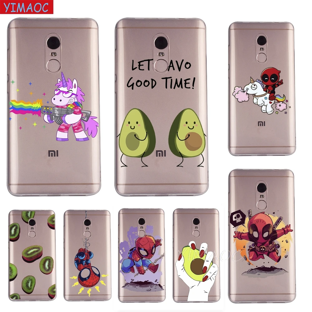 YIMAOC Deadpool Unicorns Spiderman Soft Silicone for Xiaomi Mi 8 SE 6 A1 MiX 2S for Redmi 6 4X 5A S2 Note 4 5 4X Pro Plus Case
YIMAOC Deadpool Unicorns Spiderman Soft Silicone for Xiaomi Mi 8 SE 6 A1 MiX 2S for Redmi 6 4X 5A S2 Note 4 5 4X Pro Plus Case