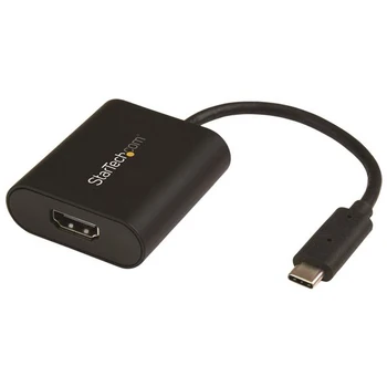 StarTech.com USB-C to HDMI Adapter - with Presentation Mode Switch - 4K 60Hz, 3.2 Gen 1 (3.1 Gen 1), USB Type-C, Male, 3840 x 21
StarTech.com USB-C to HDMI Adapter - with Presentation Mode Switch - 4K 60Hz, 3.2 Gen 1 (3.1 Gen 1), USB Type-C, Male, 3840 x 21