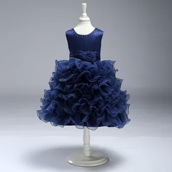 Hot Sale Tiered Girls Evening Party Prom Dress Ruffled Flower Girl Dress With Flower Dresses 2019
Hot Sale Tiered Girls Evening Party Prom Dress Ruffled Flower Girl Dress With Flower Dresses 2019