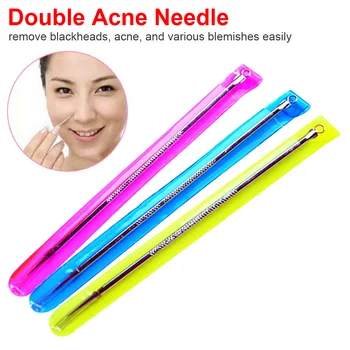 Blue Acne Remover Blackhead Tool Facial Pimple Needle Double-ended Stainless Steel Facial Cleaning Helper Tools
Blue Acne Remover Blackhead Tool Facial Pimple Needle Double-ended Stainless Steel Facial Cleaning Helper Tools