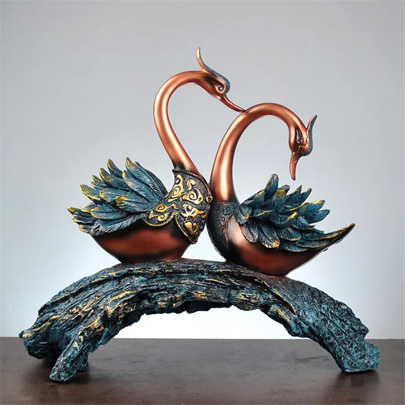 Couple Swan Statue Home Decoration Sculpture Graden Wine TV Cabinet Ornament Resin Crafts Abstract Animal Figurine Wedding Gift
Couple Swan Statue Home Decoration Sculpture Graden Wine TV Cabinet Ornament Resin Crafts Abstract Animal Figurine Wedding Gift