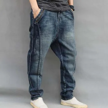 Hip Hop Loose Men's Jeans large sizes XXXXXXL Harlan Jeans Men Clothing Man Baggy Trousers Blue Harem Jeans Male Bottoms
Hip Hop Loose Men's Jeans large sizes XXXXXXL Harlan Jeans Men Clothing Man Baggy Trousers Blue Harem Jeans Male Bottoms