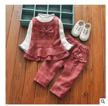 2017 autumn new children's clothing new men and children's clothing lattice three-piece T-shirt + vest + pants free shippi
2017 autumn new children's clothing new men and children's clothing lattice three-piece T-shirt + vest + pants free shippi