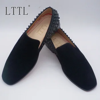 LTTL Black Men Loafers High Quality Spikes Mens Shoes Casual Flats Handmade Slip On Dress Shoes For Men Plus Size Slippers
LTTL Black Men Loafers High Quality Spikes Mens Shoes Casual Flats Handmade Slip On Dress Shoes For Men Plus Size Slippers