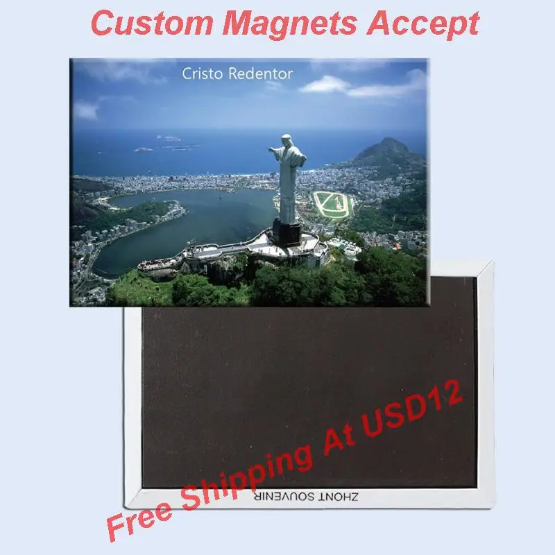 Memorabilia Magnets , Brazil Rio City View&Jesus Tourist Rectangle Rigid Fridge Magnet 5366 For kitchen Fridge
Memorabilia Magnets , Brazil Rio City View&Jesus Tourist Rectangle Rigid Fridge Magnet 5366 For kitchen Fridge